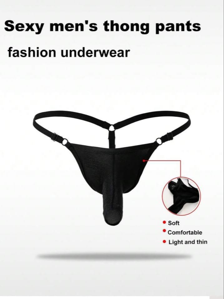 FANDY Men's Adjustable Sexy Elephant Thong Underwear